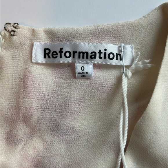 NWT Reformation Ferris Floral Mini Dress Sz 0 - Picture 7 of 8
